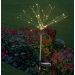 Luminária Decoração Luzes Fogos Artifício Solar Para Jardim