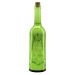 Luminária Garrafa Decorativa De Vidro Verde Com Led 29Cm