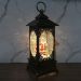 Luminária Lamparina Papai Noel Natalino LEDs Musical De 30cm