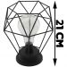 Luminária Vintage Decoração Industrial Luz De Led Amarela