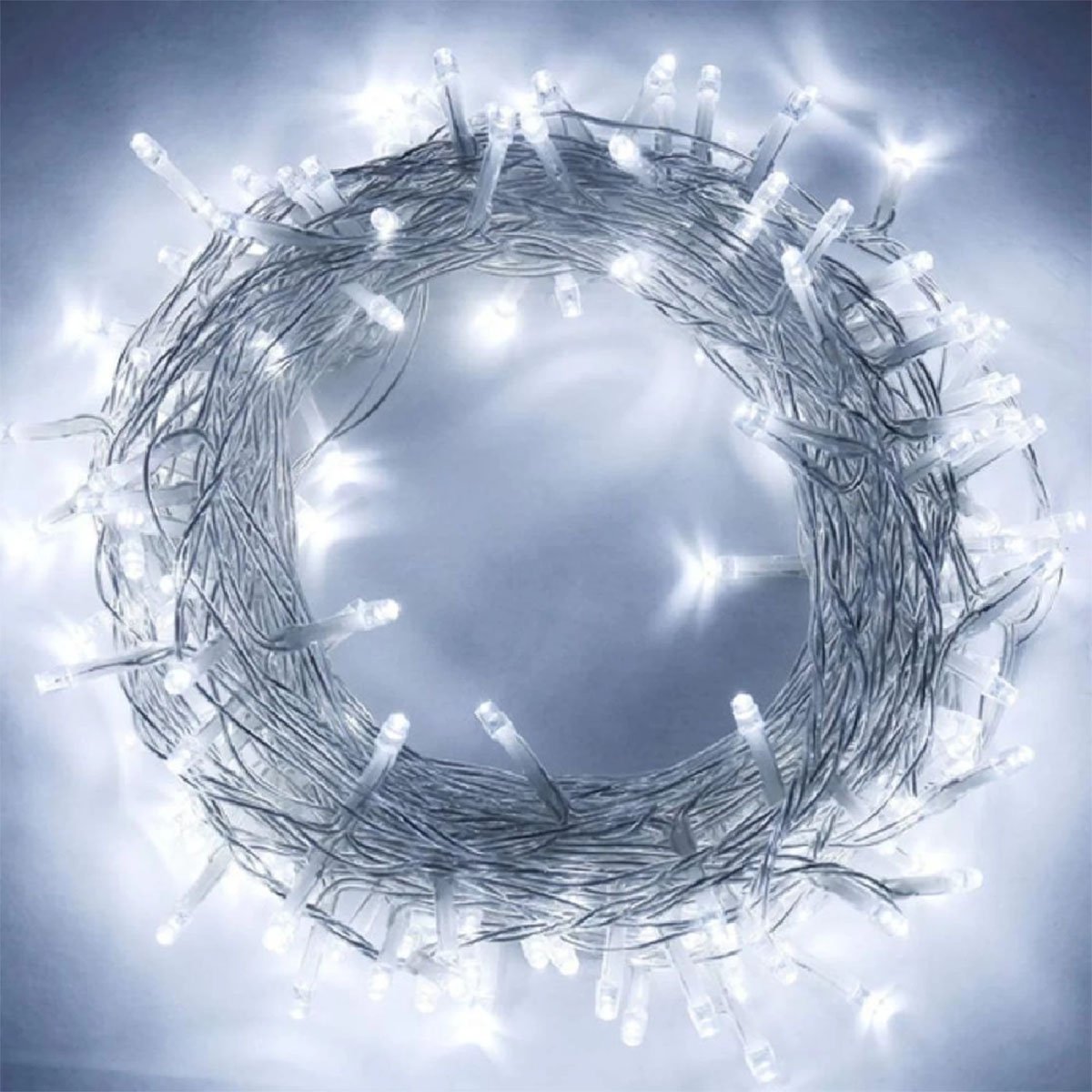 Mangueira De Pisca 320 Lâmpadas Led Luzes Branco Natal 3x3m