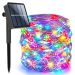 Mangueira Pisca Solar Natal 100 Lâmpadas LEDs Colorido 10M