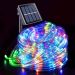 Mangueira Pisca Solar Natal 200 Lâmpadas LEDs Colorido 20M