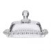 Manteigueira de Vidro Cristal com Tampa Mesa Posta 14cm 