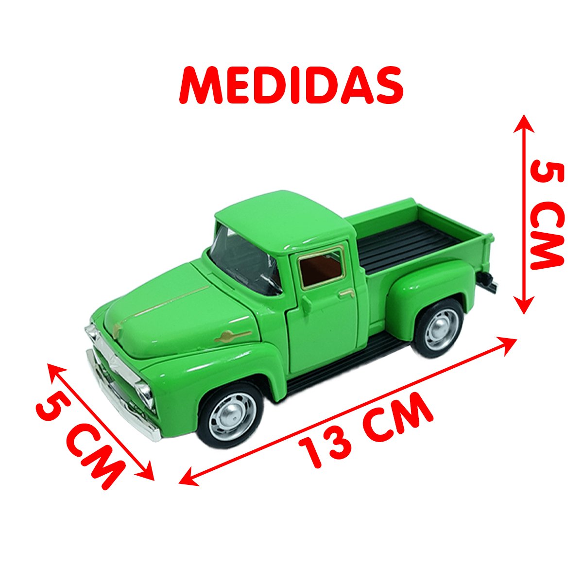 Miniatura Carrinho Camionete Pickup F-100 Metal Colecionável Azul