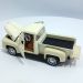 Miniatura Carrinho Camionete Pickup F-100 Metal Colecionável Bege
