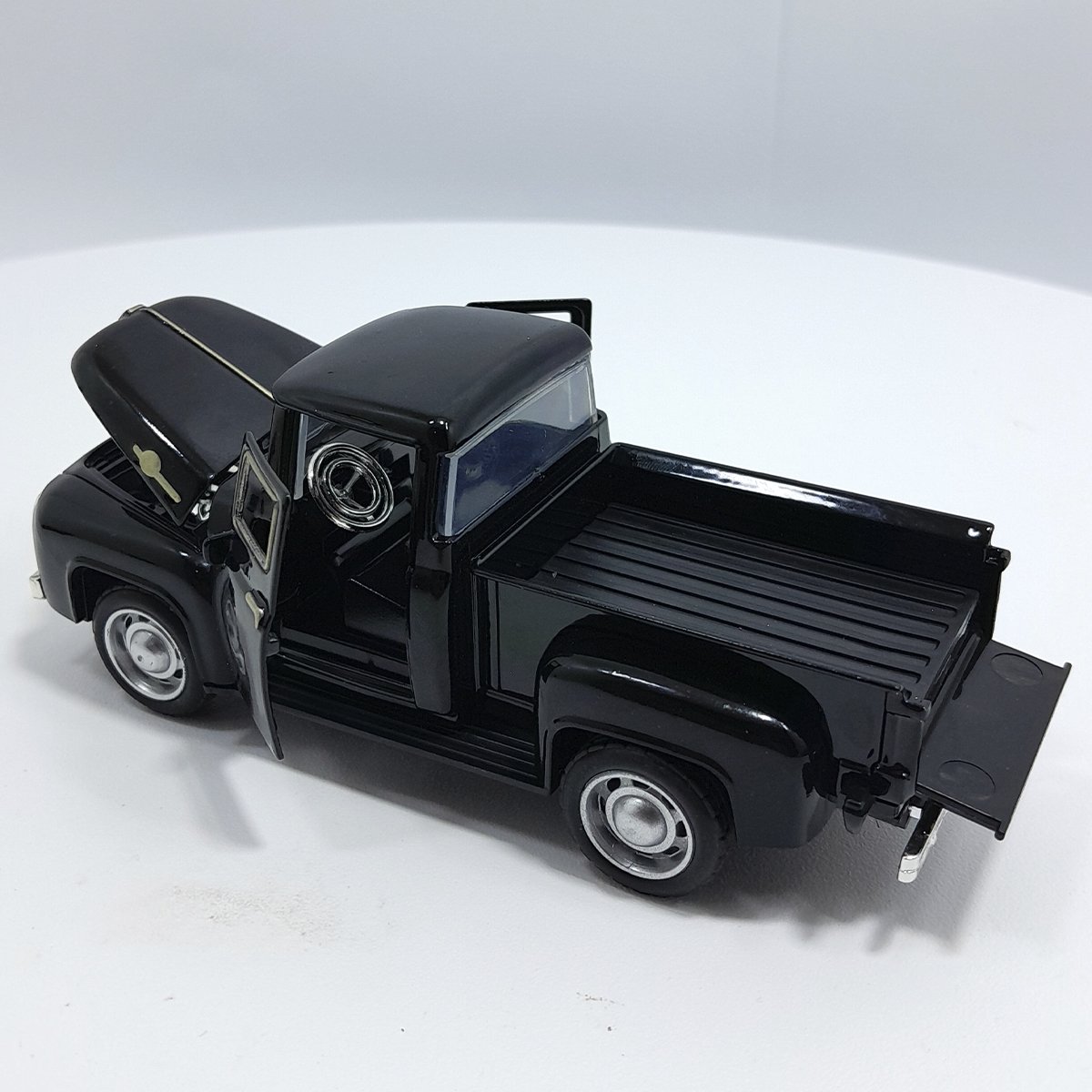 Miniatura Carrinho Camionete Pickup F-100 Metal Colecionável Preto