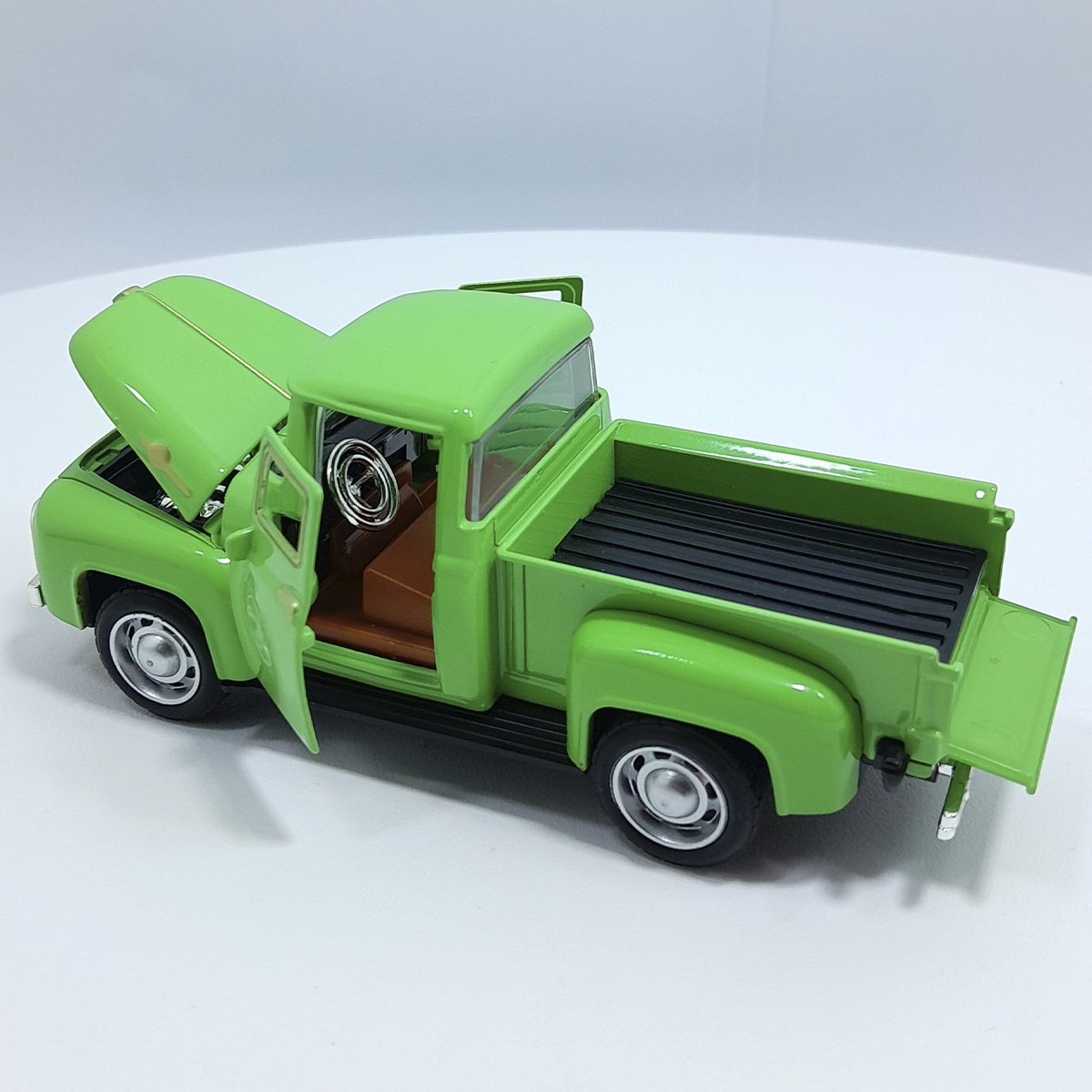 Miniatura Carrinho Camionete Pickup F-100 Metal Colecionável Verde