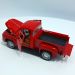 Miniatura Carrinho Camionete Pickup F-100 Metal Colecionável Vermelho