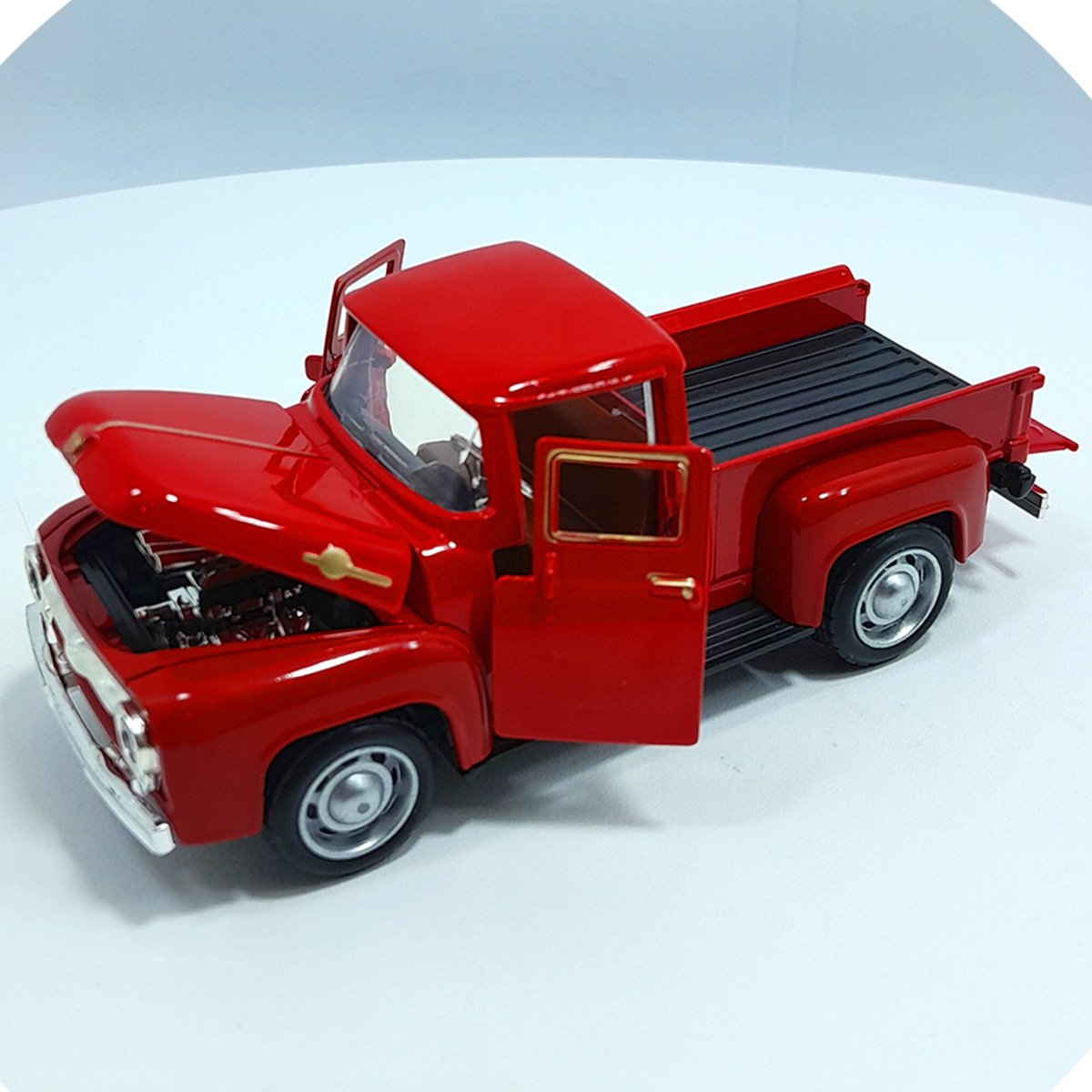 Miniaturas Carrinho Camionete Pickup F-100 Kit 2pçs Em Metal