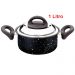 Panela Esmaltada 16cm com Tampa em Inox 