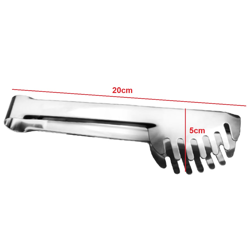 Pegador de Macarrão e Salada, Churrasco Universal 20cm Inox 