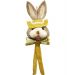 Pendente Coelho De Páscoa Artesanal Decoração Amarelo 60cm