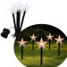 Pisca 5 Estrela LEDs Solar Amarelo Jardim Noel Natal De 2,5M