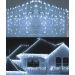 Pisca Cascata Branco 288 Lâmpadas Leds De 220v 8 Funções 4M