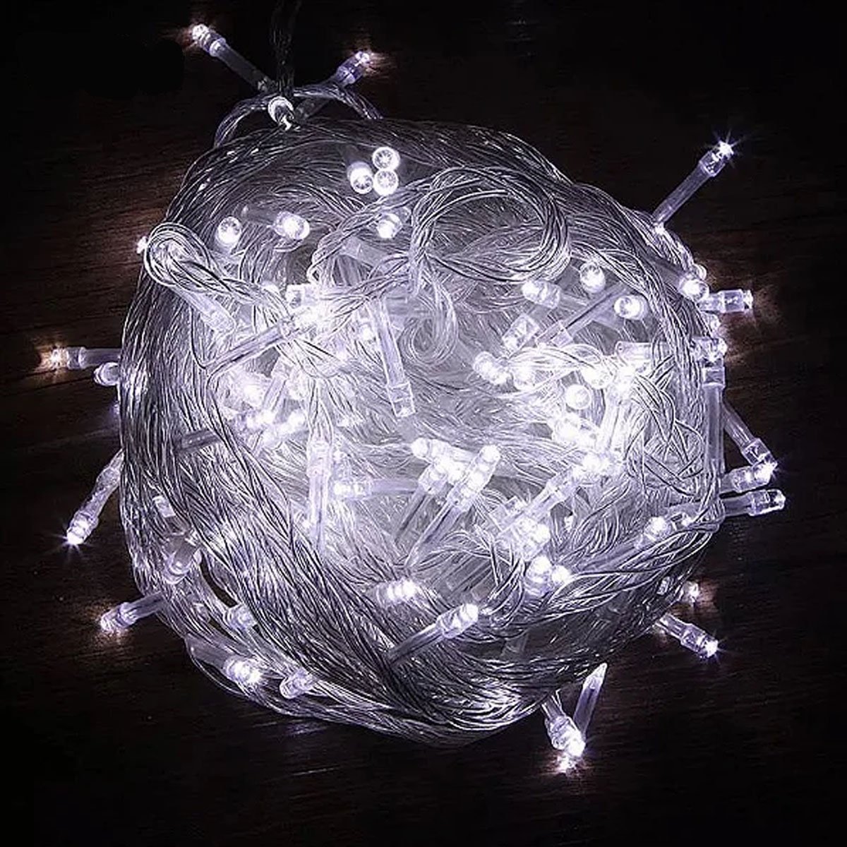 Pisca Cascata Cortina Natal 780 LEDs Luz Branca De 5x3m 220V