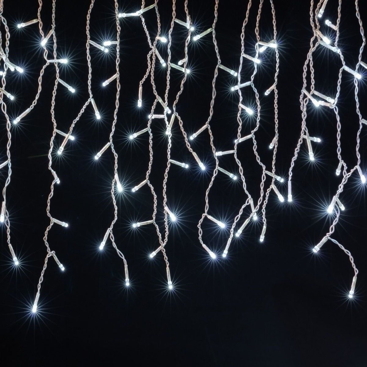 Pisca Cascata Cortina Natal 780 LEDs Luz Branca De 5x3m 220V