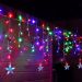Pisca Cascata De Natal 600 Lâmpadas LEDs Colorido 15M 220v