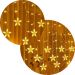 Pisca Cascata Estrelas 405 LEDs Amarelo Fio Branco 10M 220v