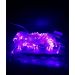Pisca Cordão 100 Lâmpadas LED Roxo 8 Funções 9 Metros E 220v