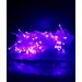 Pisca Cordão 100 Lâmpadas LED Roxo 8 Funções 9 Metros E 220v