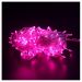 Pisca Cordão 100 Luzes Rosa LED 8 Funções 9 Metros 220v