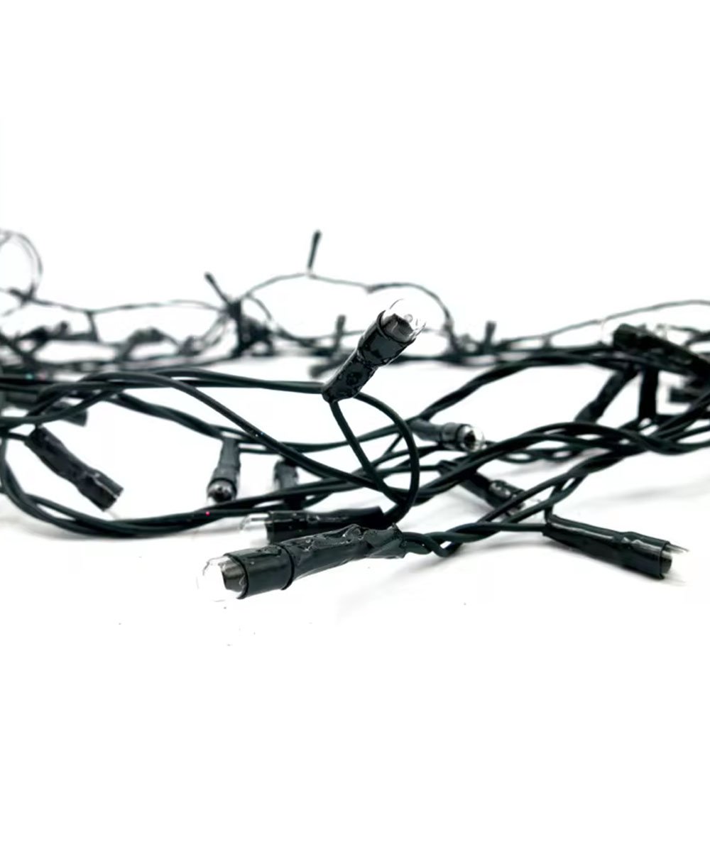 Pisca Cordão 100 Micro-Lâmpadas LED Colorido 8 Funções 3,6M