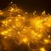 Pisca Cordão 200 Lâmpadas LEDs Amarelo Natalino 220v De 17m