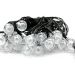 Pisca Cordão Bolinhas Solar Externo Jardim 5M 20LEDs Branco