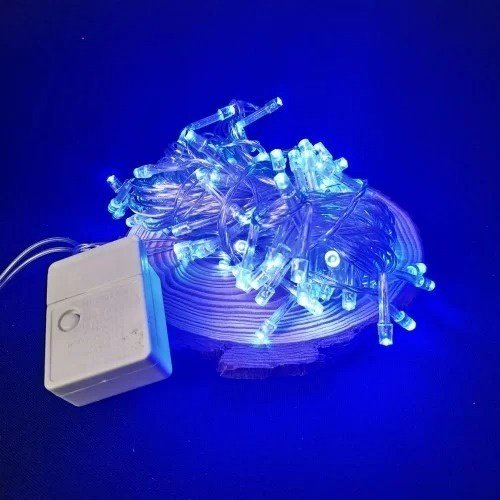 Pisca Cordão De Luz Fio de Luzes Led Azul 10 Metros 220v