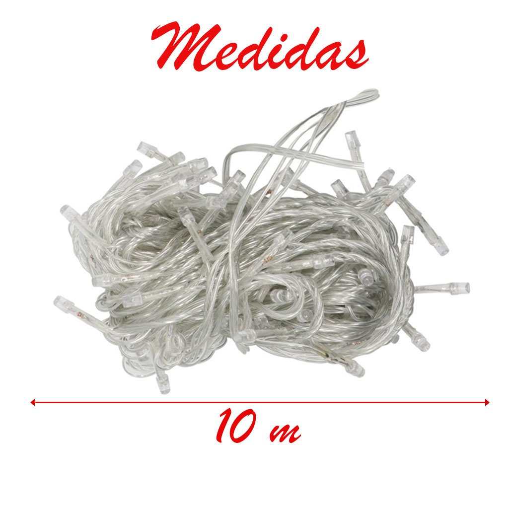 Pisca Cordão De Luz Fio de Luzes Led Verde 10 Metros 220v