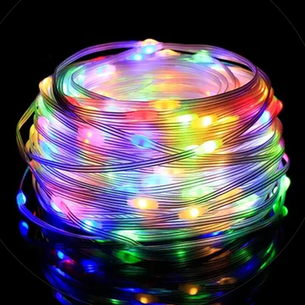 Pisca Cordão De Natal 100 Lâmpadas LED Colorido 10M 110-220v