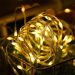 Pisca Cordão De Natal 400 Lâmpadas LEDs Amarelo 50M 110-220v