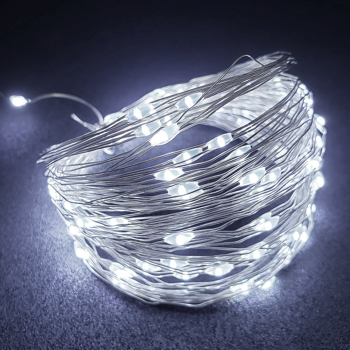 Pisca Cordão De Natal 800 Lâmpadas LEDs Branco 100M 110-220v