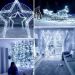 Pisca Cordão De Natal 800 Lâmpadas LEDs Branco 100M 110-220v