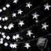 Pisca Cordão Estrelas Solar Externo Jardim 5M 20LEDs Branco