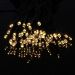 Pisca Cordão Lâmpadas Solar Luzes LEDs Amarela De Natal 10m