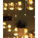 Pisca Cordão Varal Decorativo 12 Lâmpadas Com LED Amarelo 3M