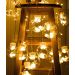 Pisca Cordão Varal Decorativo 12 Lâmpadas Com LED Amarelo 3M
