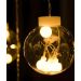Pisca Cordão Varal Decorativo 12 Lâmpadas Com LED Amarelo 3M