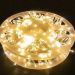 Pisca Cordão Varal Decorativo Com LEDs Amarelo Redondo 100M