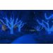 Pisca Cordão Varal Decorativo Com LEDs Azul Redondo 100M