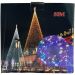 Pisca Cordão Varal Luz Decorativo Com LEDs Azul Redondo 50M