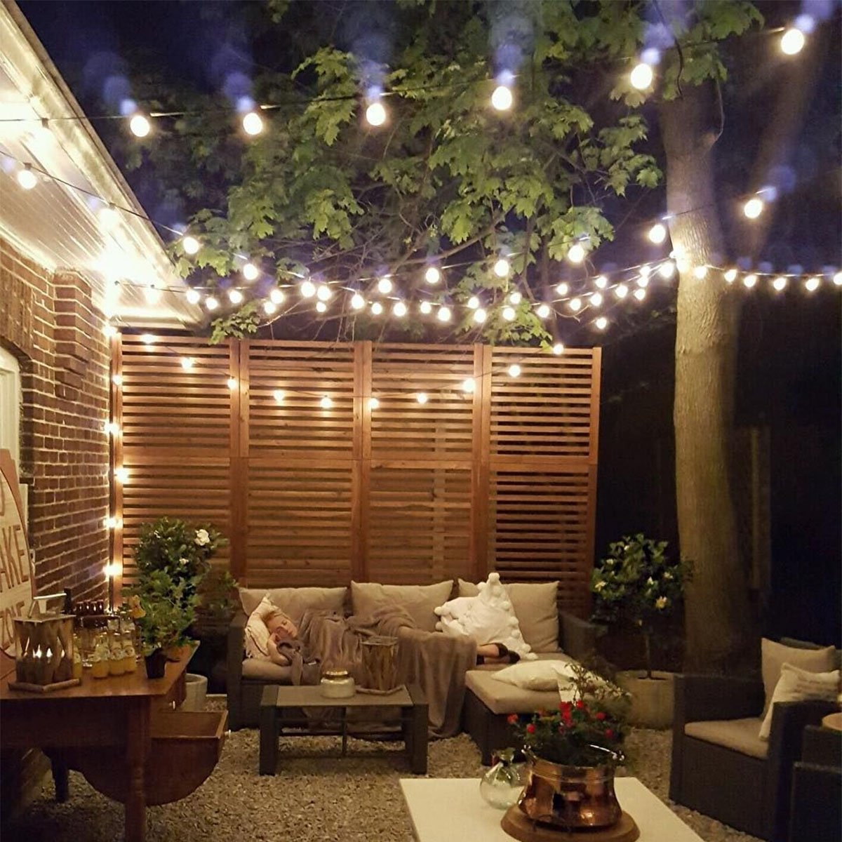 Pisca Cordão Varal Natal 12 Lâmpada LED Amarelo 4M 110v-220v