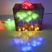 Pisca Cortina Corações Natal 80 Lâmpadas LED 3x1M 110-220v Colorido