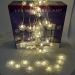 Pisca Cortina Estrelas Natal 80 Lâmpadas LEDs 3x1M 110-220v Amarelo