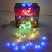Pisca Cortina Estrelas Natal 80 Lâmpadas LEDs 3x1M 110-220v Colorido