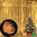 Pisca Cortina Natal 200 Lâmpadas LEDs Amarelo 3x2M 110-220v