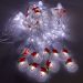 Pisca Cortina Papai Noel Natal 80 Lâmpadas LED 3x1M 110-220v Branco