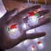 Pisca Cortina Papai Noel Natal 80 Lâmpadas LED 3x1M 110-220v Branco
